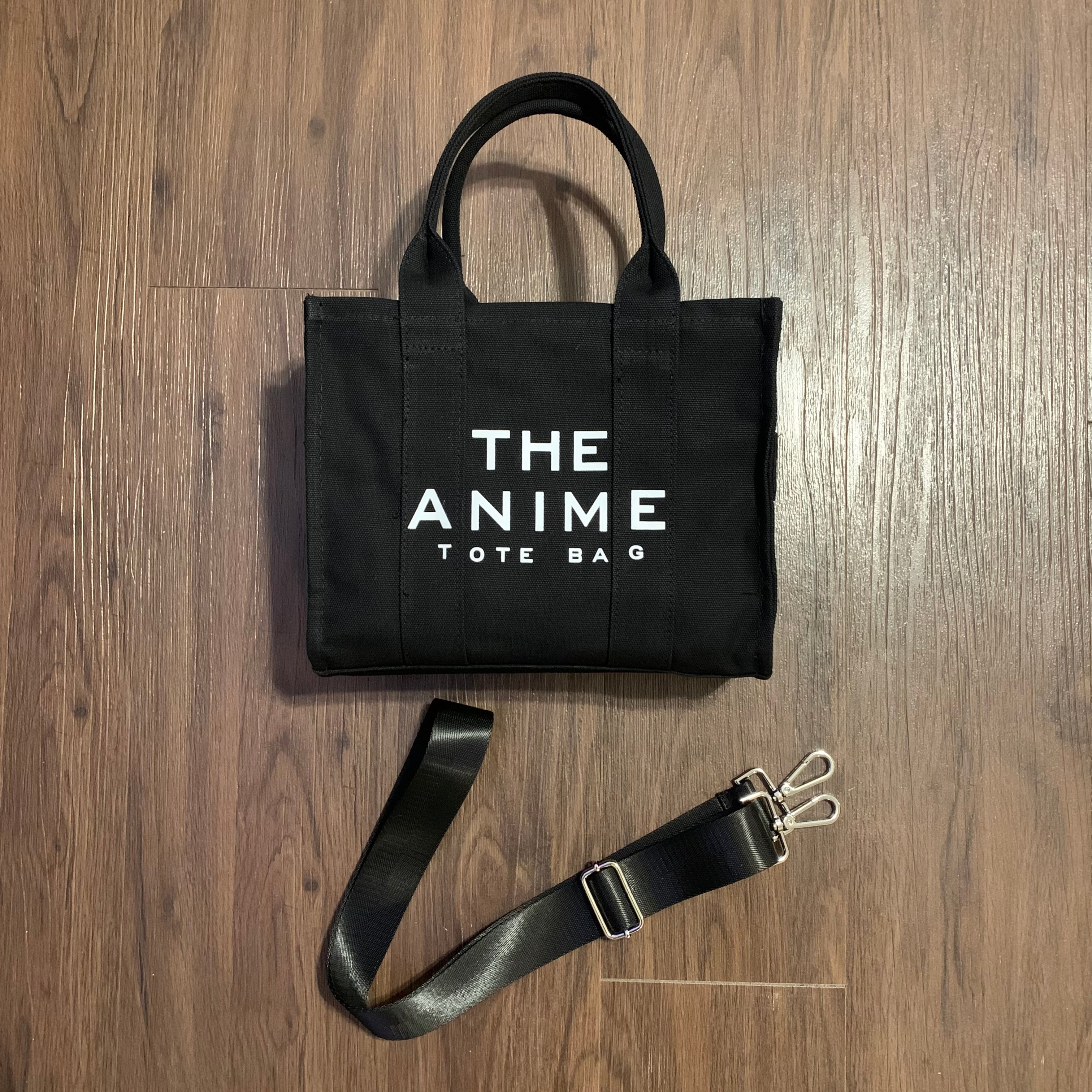 Anime Girl, Dark green Tote Bag
